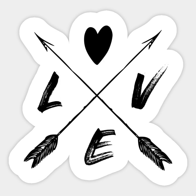 Love Arrows Sticker by emanuelacarratoni